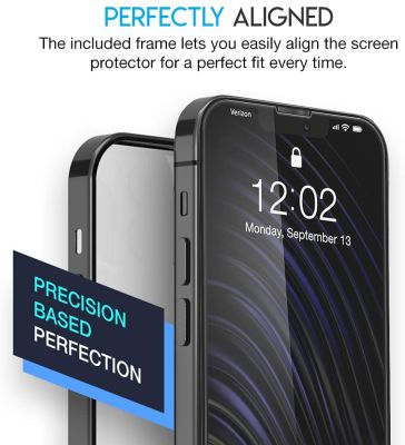 Lot de 2 protecteurs d'écran pour iPhone 13 Pro Max [6,7 pouces]