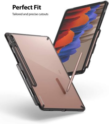 Coque Étui de protection Samsung Galaxy Tab S8 Plus (2022) / S7 Plus (2020) Porte-Stylet S intégré - Noir Fumé