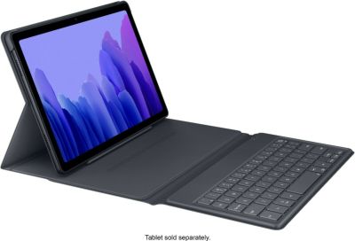 ÉTUI clavier Samsung Galaxy Tab A7 Gris| Book cover keyboard